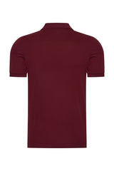 Mi Piace Heren - Men Polo Cotton - Burgundy 2