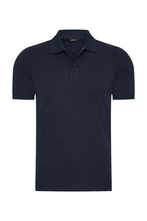 Mi Piace Heren - Men Polo Cotton - Dark Blue 1
