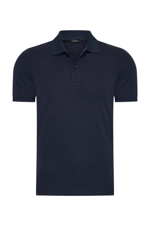 Mi Piace Heren - Men Polo Cotton - Dark Blue 1