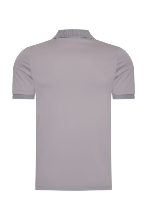Mi Piace Heren - Men Polo Cotton - Elephant Grey 2