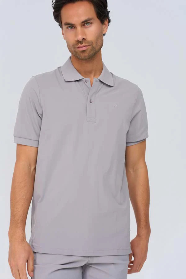 Mi Piace Heren - Men Polo Cotton - Elephant Grey | Morgen in huis!