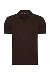 Mi Piace Heren - Men Polo Cotton - Espresso 1