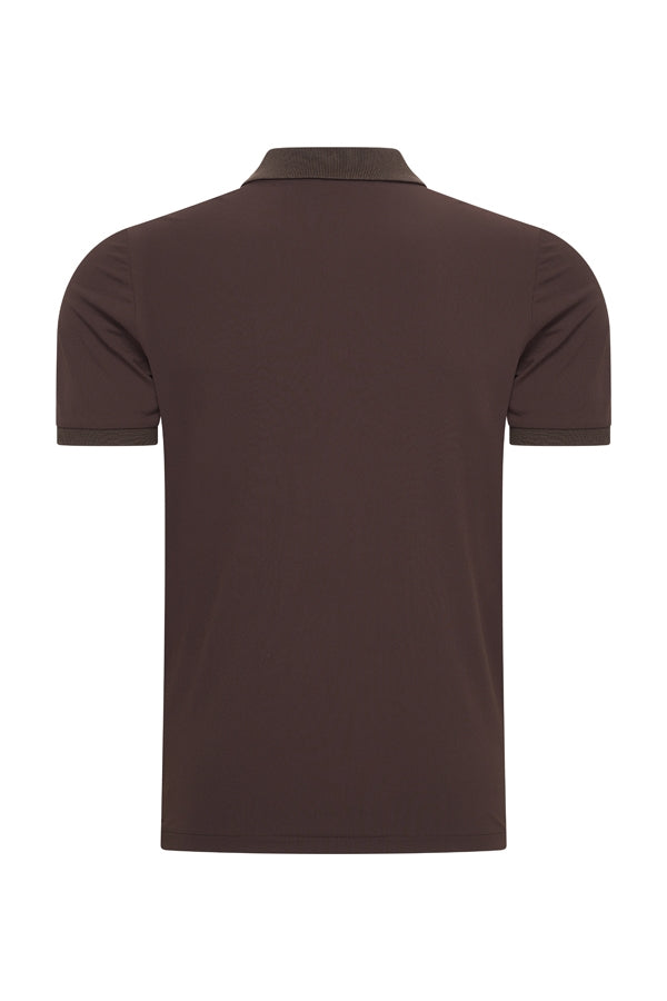 Mi Piace Heren - Men Polo Shirt - Espresso