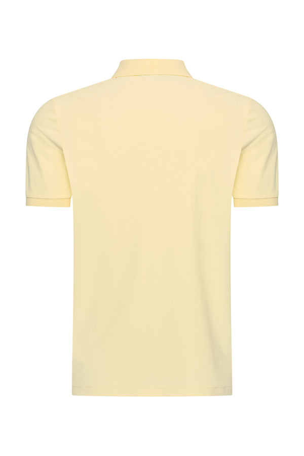 Mi Piace Heren - Men Polo Shirt - Pastel Yellow