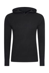 Mi Piace Heren - Men Pullover Hooded - Black