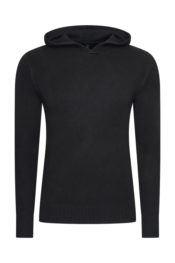 Mi Piace Heren - Men Pullover Hooded - Black