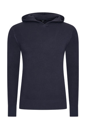 Mi Piace Heren - Men Pullover Hooded - Dark Blue