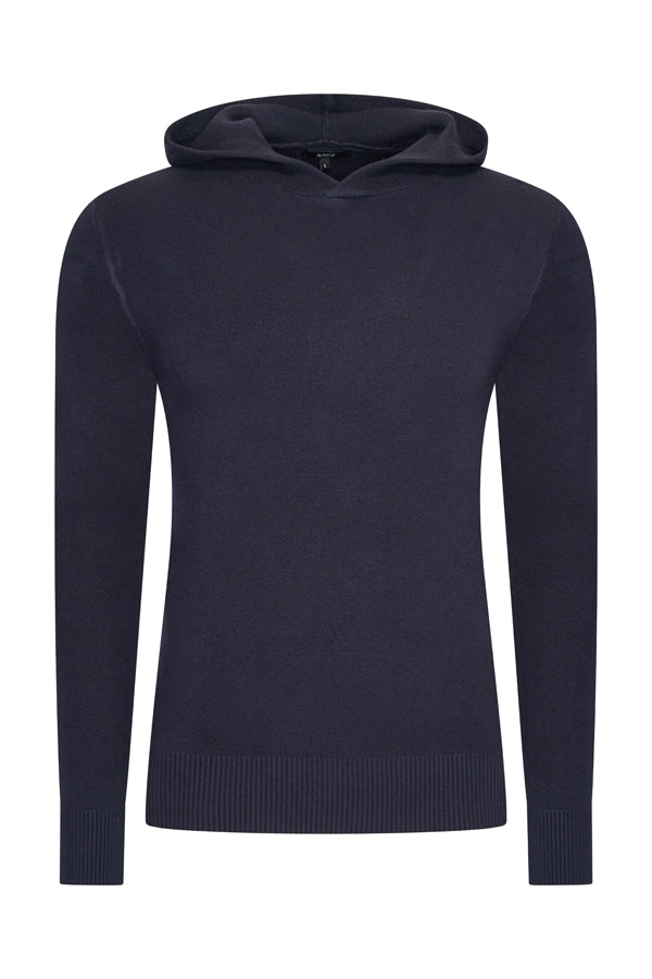 Mi Piace Heren - Men Pullover Hooded - Dark Blue