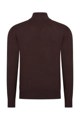 Mi Piace Heren - Men Pullover Zip Espresso