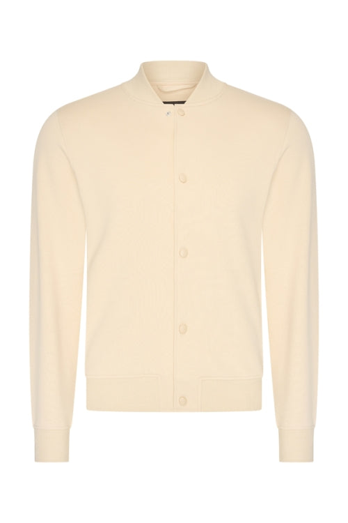 Mi Piace Heren - Men Sweat Bomber Jack - Beige 1