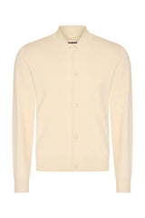 Mi Piace Heren - Men Sweat Bomber Jack - Beige 1