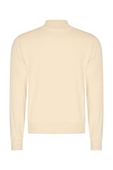 Mi Piace Heren - Men Sweat Bomber Jack - Beige 2