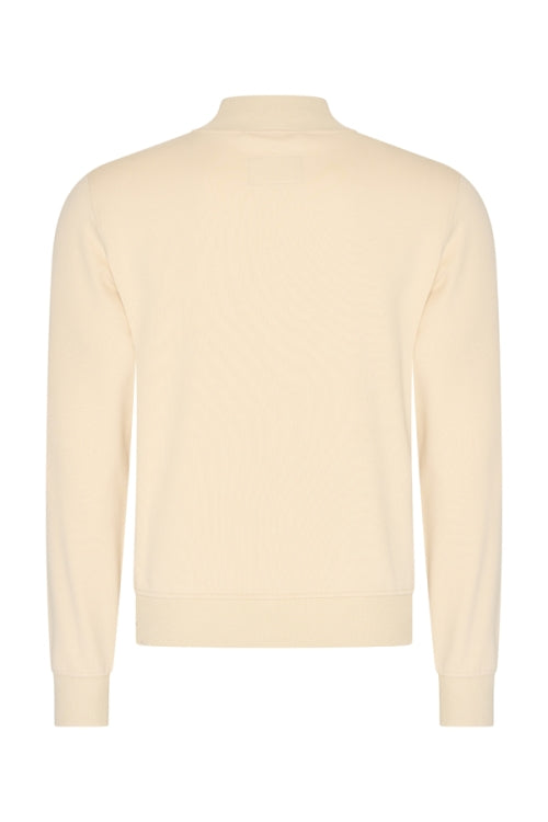Mi Piace Heren - Men Sweat Bomber Jack - Beige 2