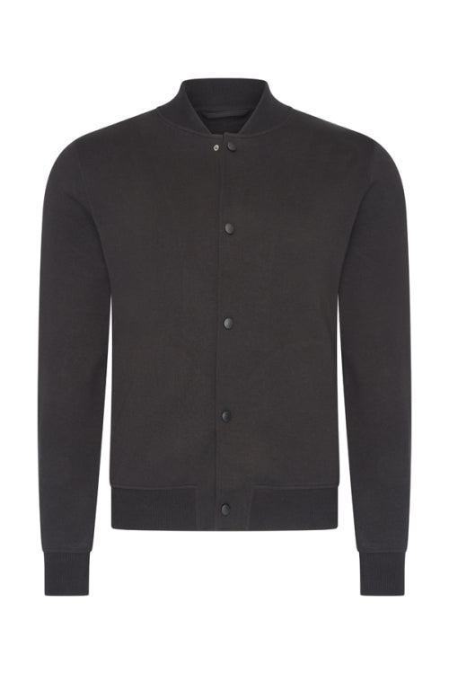 Mi Piace Heren - Men Sweat Bomber Jack - Black 1