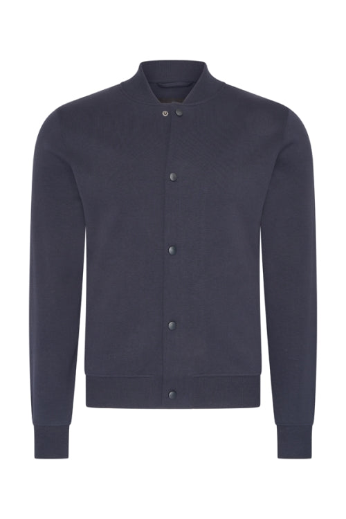 Mi Piace Heren - Men Sweat Bomber Jack - Dark Blue 1