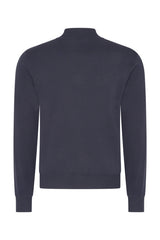 Mi Piace Heren - Men Sweat Bomber Jack - Dark Blue 2