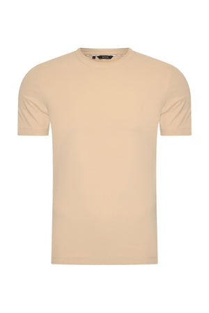Mi Piace Heren - Men T Shirt - Beige 1