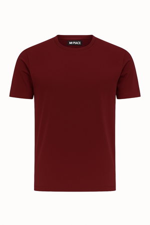 Mi Piace Heren - Men T Shirt - Burgundy