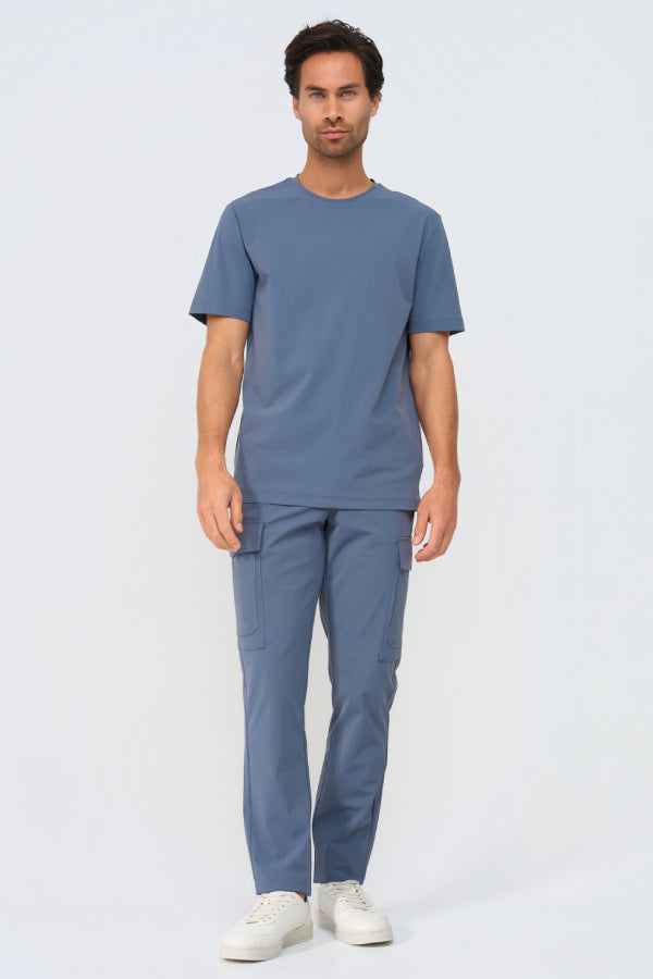 Mi Piace Heren - Men T Shirt - Cloud Blue