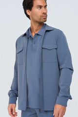 Mi Piace Heren - Men T Shirt - Cloud Blue
