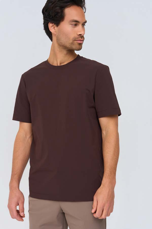 Mi Piace Heren - Men T Shirt - Espresso