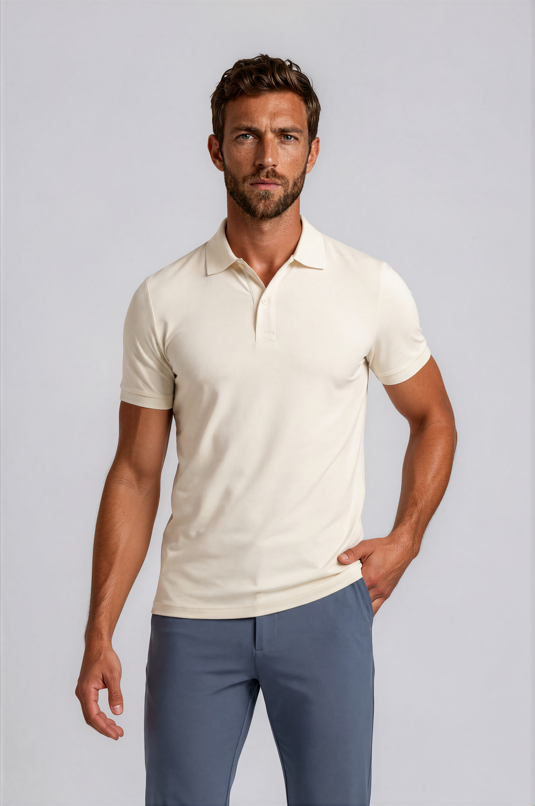Mi Piace Heren - Men Trousers L32 - Cloud Blue