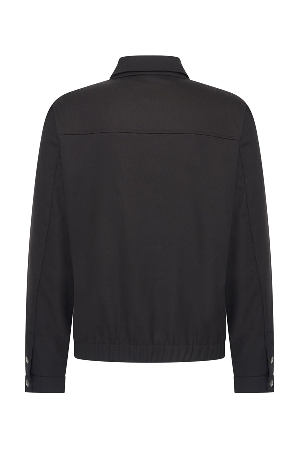 Mi Piace Heren - Men Woven Jack - Dark Grey