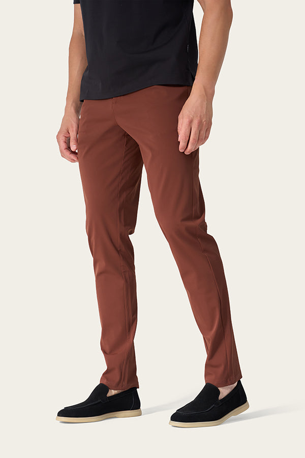 Mi Piace Heren - Tapered Chino L32 Brown Stone
