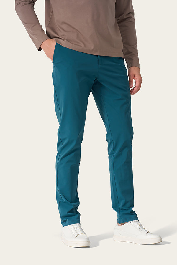 Mi Piace Heren - Tapered Chino L32 Teal Blue