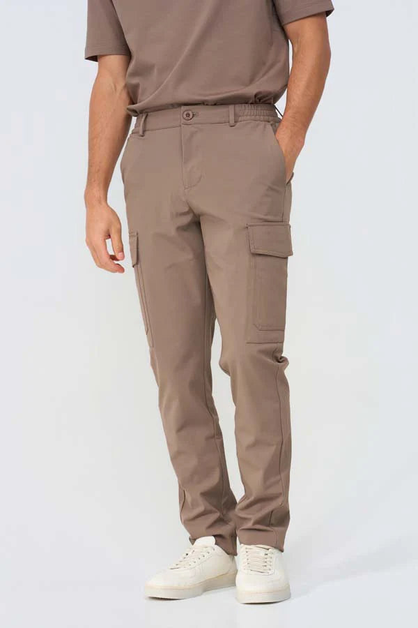 Mi Piace Heren - Trousers Straight Cargo - Falcon