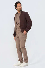 Mi Piace Heren - Trousers Straight Cargo - Falcon