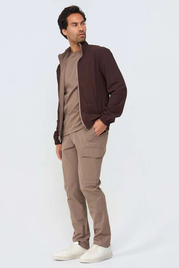 Mi Piace Heren - Trousers Straight Cargo - Falcon