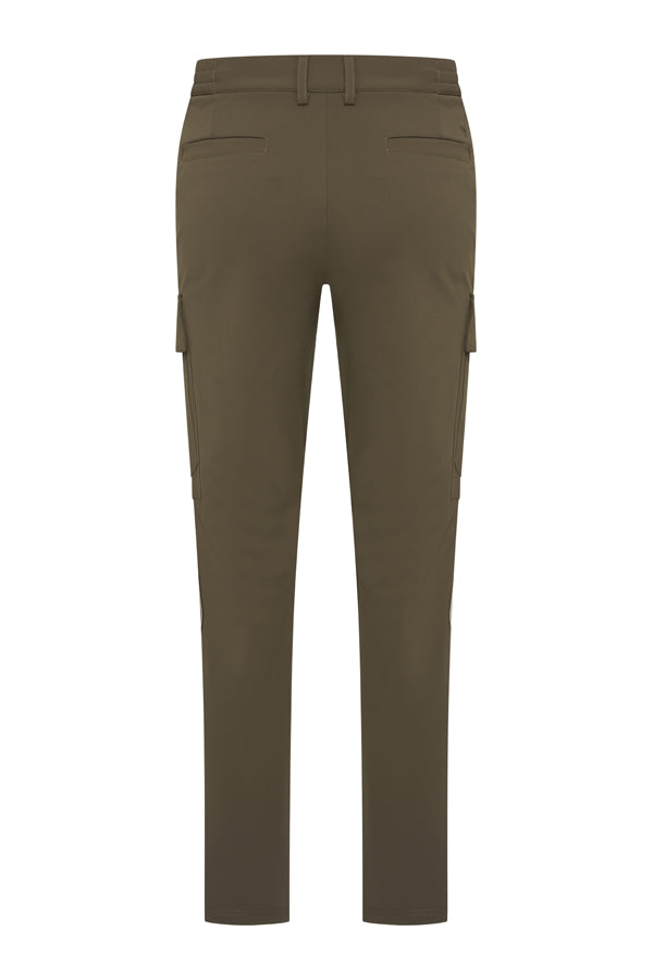Mi Piace Heren - Trousers Straight Cargo - Olive