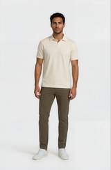 Mi Piace Heren - Trousers Straight Cargo - Olive