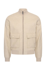 Mi Piace Heren - Wool Blend Jacket Beige