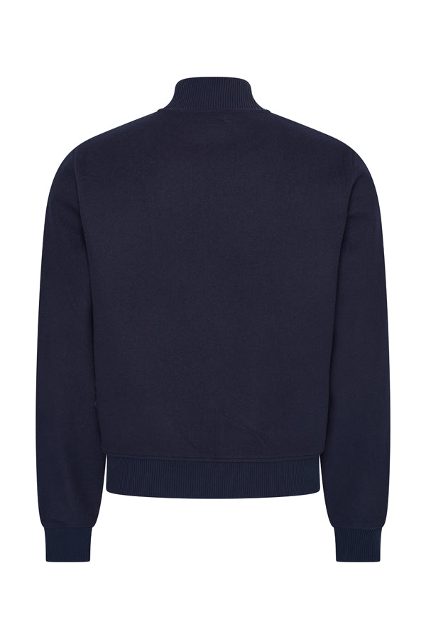 Mi Piace Heren - Wool Blend Jacket Dark Blue