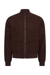 Mi Piace Heren - Wool Blend Jacket Espresso